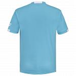 Babolat Play Crew Neck Tee Cyan Blue